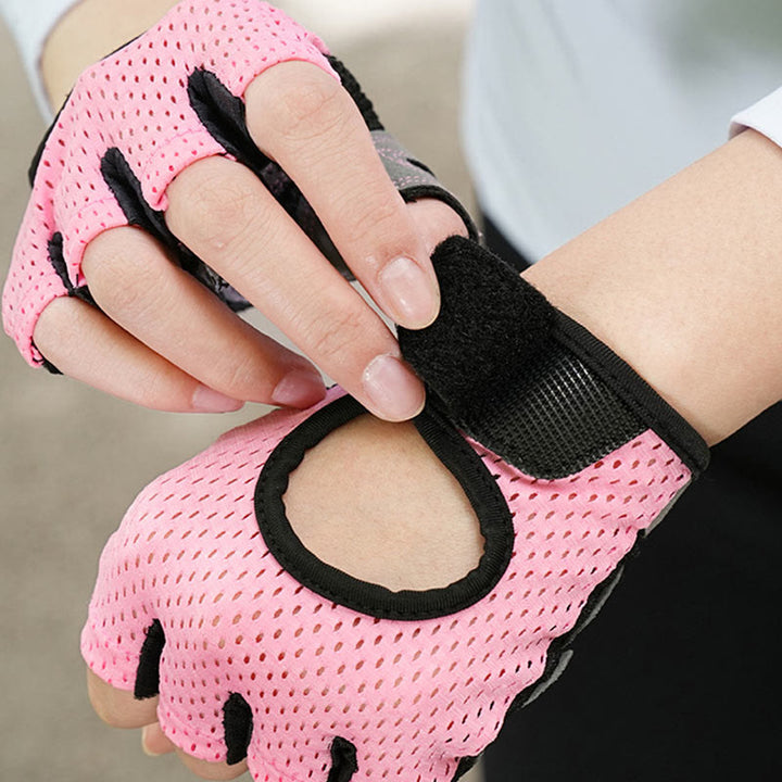 Guanti da palestra senza dita traspiranti e leggeri per ciclismo e sollevamento pesi - image 7