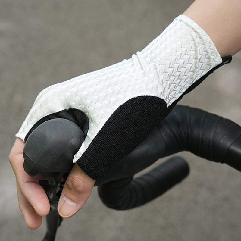 Guanti senza dita traspiranti antiscivolo per lo sport all'aria aperta