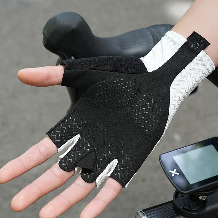 Guanti senza dita traspiranti antiscivolo per lo sport all'aria aperta