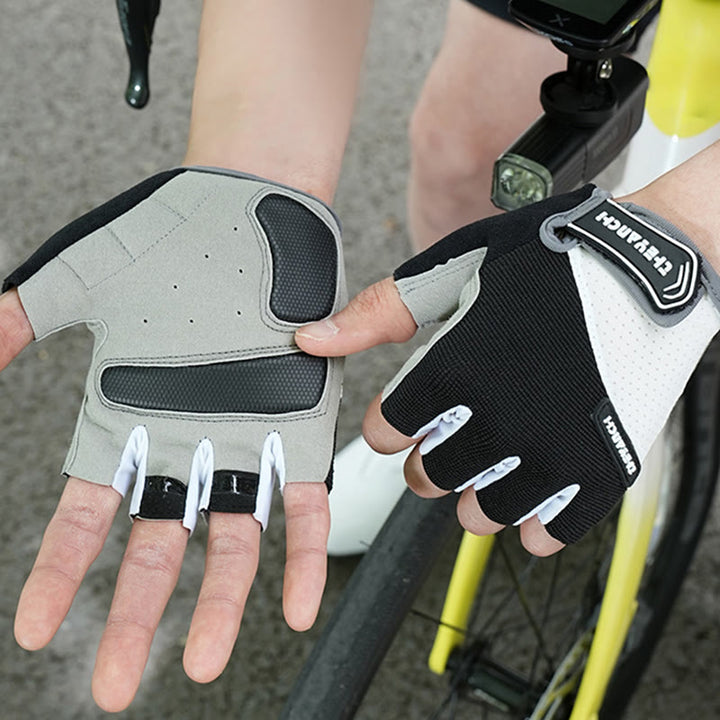 Guanti da ciclismo unisex antiscivolo a mezza dita