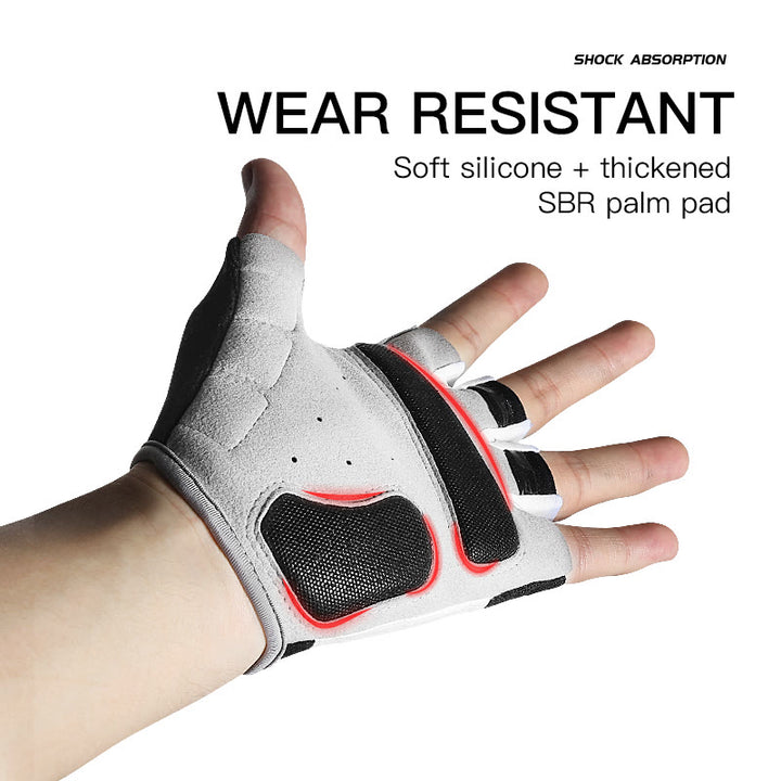 Guanti da ciclismo unisex antiscivolo a mezze dita - image 6