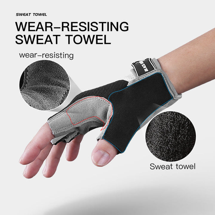 Guanti da ciclismo unisex antiscivolo a mezze dita - image 7