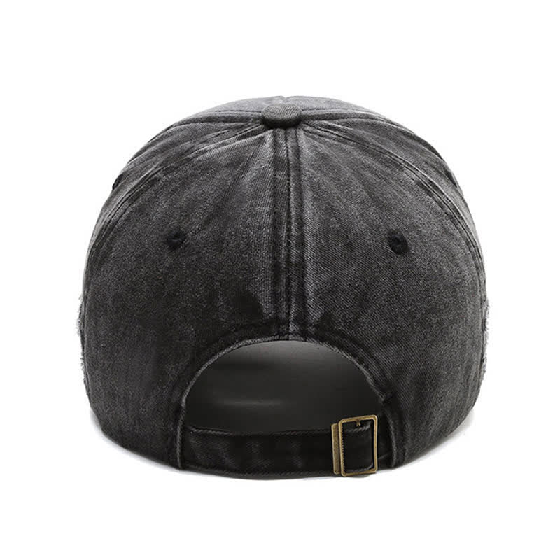 Cappellino da baseball con testa di toro Longhorn ricamata con lettere