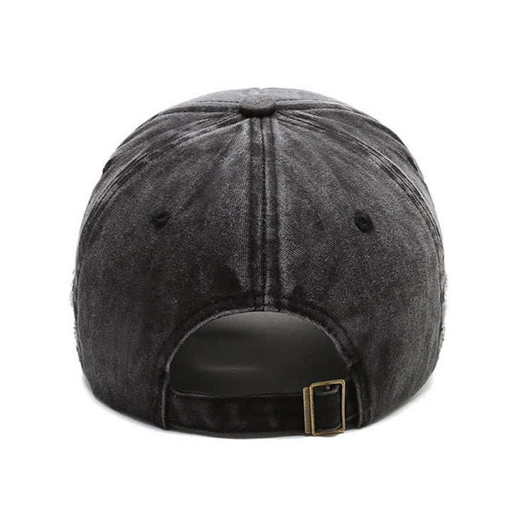 Cappellino da baseball con testa di toro Longhorn ricamata con lettere