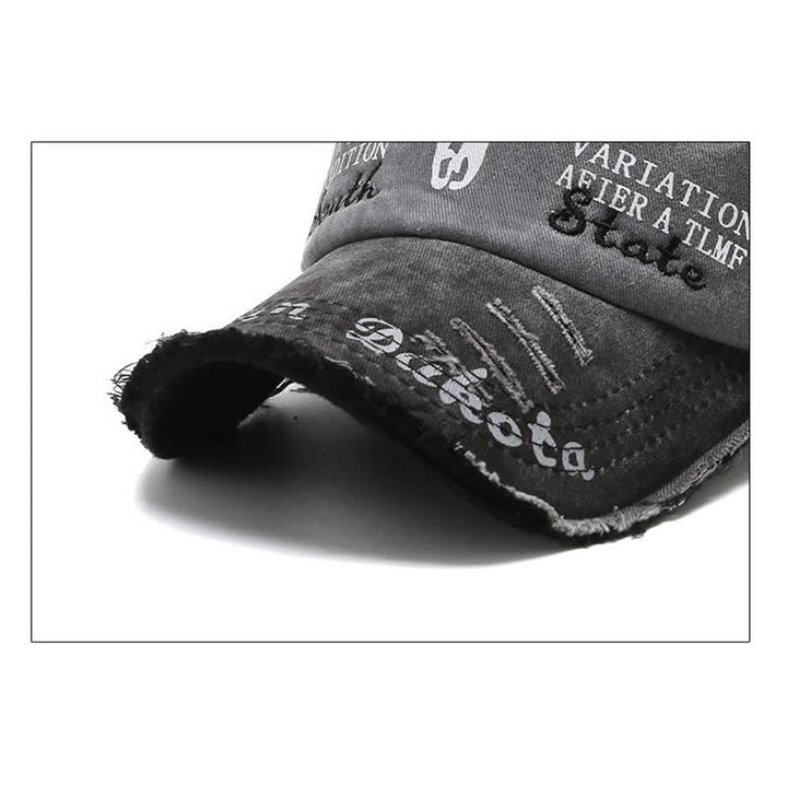 Cappellino da baseball con testa di toro Longhorn ricamata con lettere