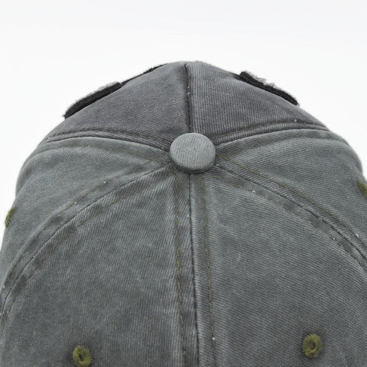 Cappellino da baseball vintage street style con ricamo a forma di toro - image 7