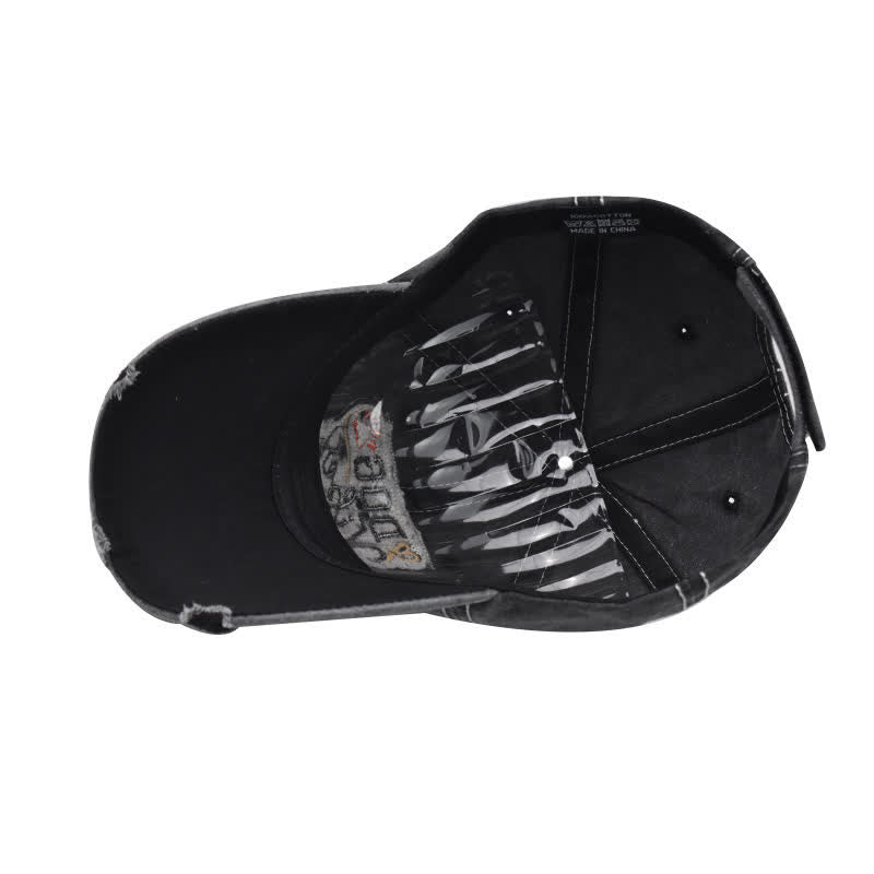 Cappellino da baseball lavato ricamato "Dog Vibes Only"