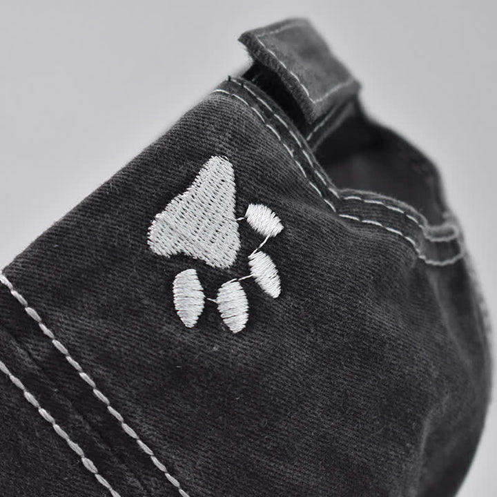 Cappellino da baseball lavato ricamato "Dog Vibes Only"