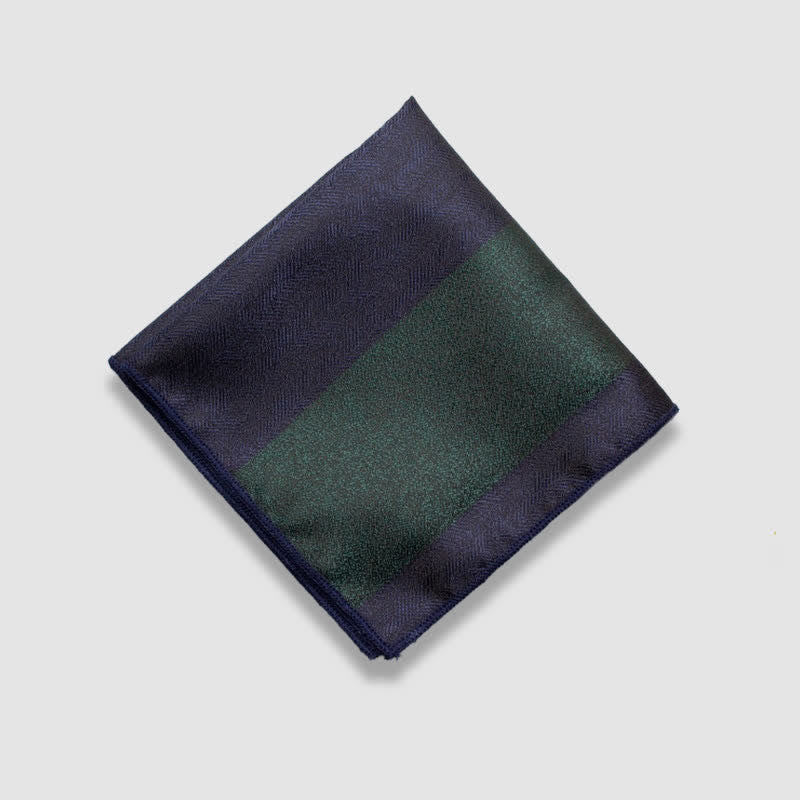 Fazzoletto da taschino a righe spesse con colori a contrasto da uomo