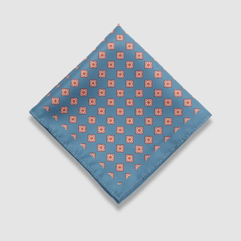 Fazzoletto da taschino da uomo con motivo Paisley Dots Vintage
