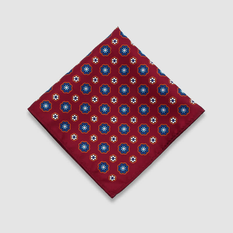 Fazzoletto da taschino da uomo con motivo Paisley Dots Vintage