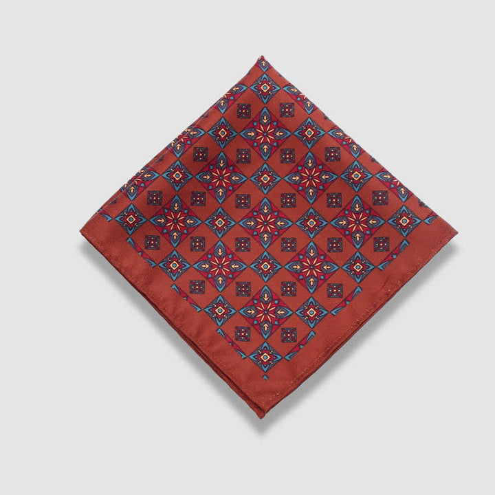 Fazzoletto da taschino da uomo con motivo Paisley Dots Vintage