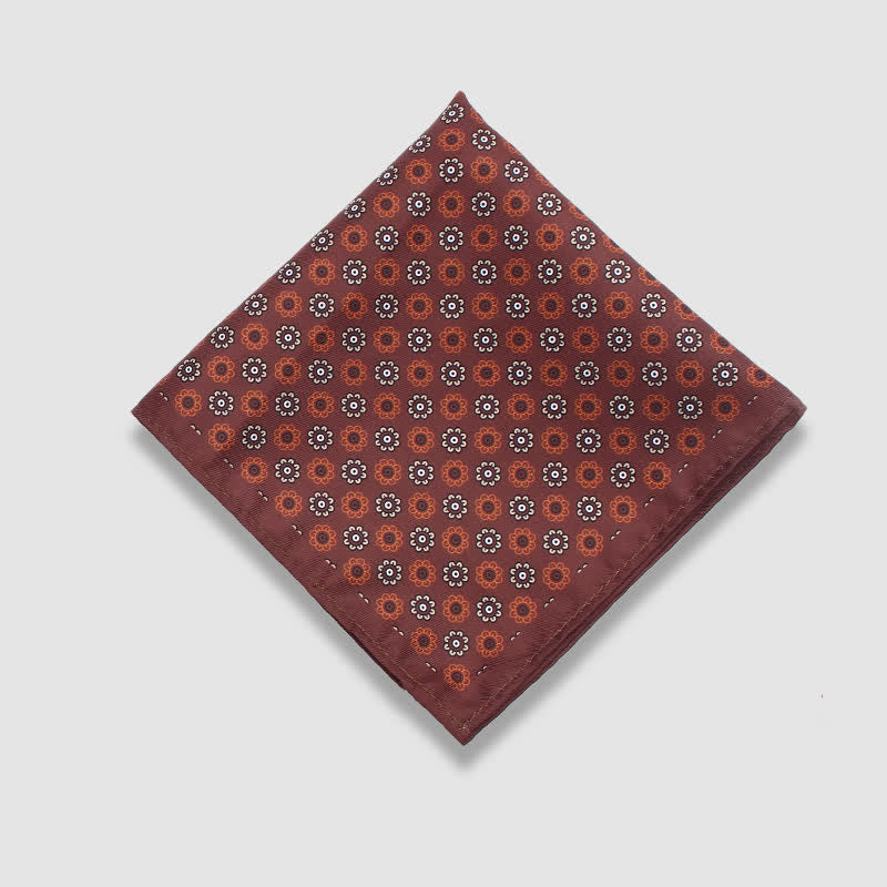 Fazzoletto da taschino da uomo con motivo Paisley Dots Vintage