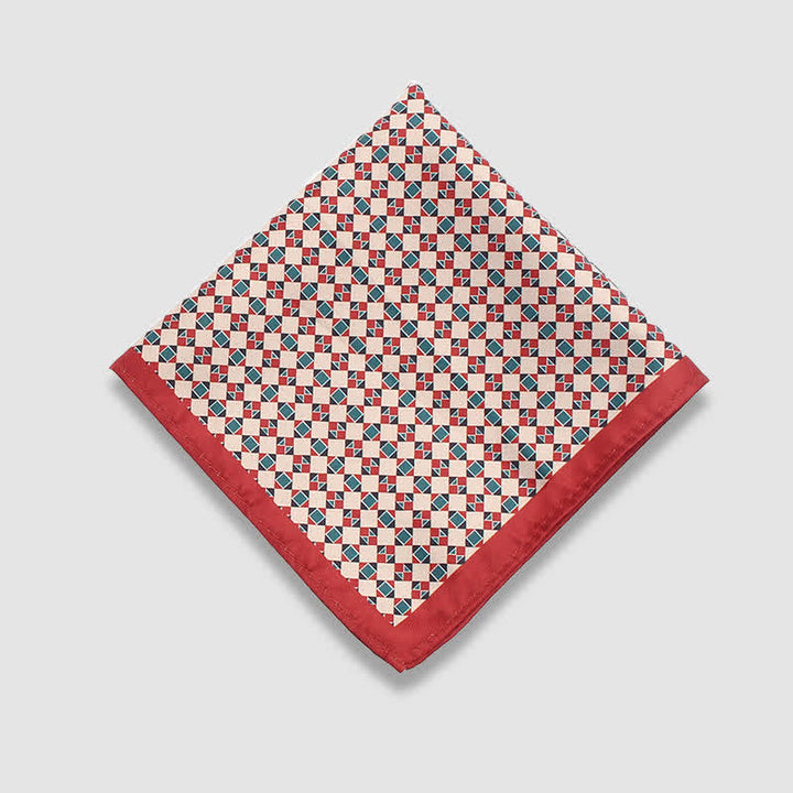 Fazzoletto da taschino da uomo con motivo Paisley Dots Vintage