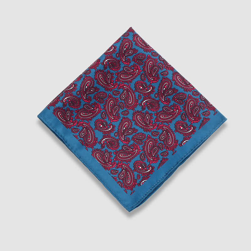 Fazzoletto da taschino da uomo con motivo Paisley Dots Vintage