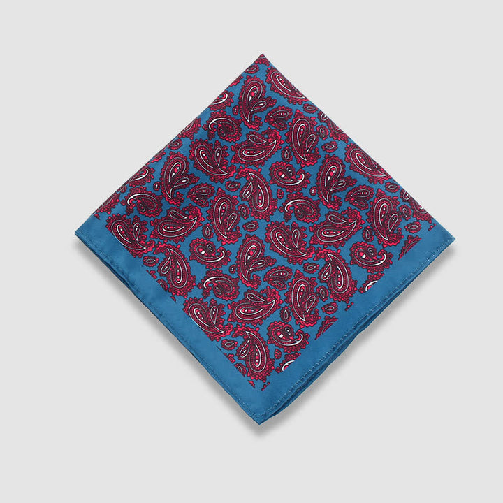 Fazzoletto da taschino da uomo con motivo Paisley Dots Vintage