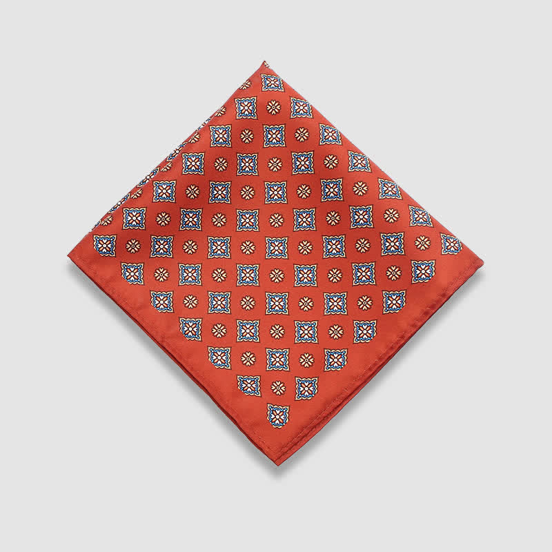 Fazzoletto da taschino da uomo con motivo Paisley Dots Vintage