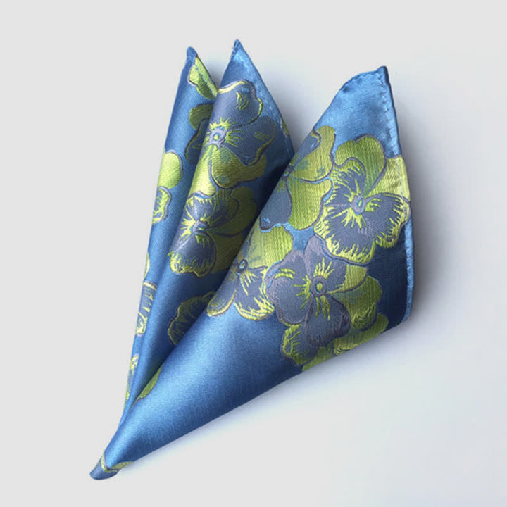 Fazzoletto da taschino da uomo con fiori Paisley colorati