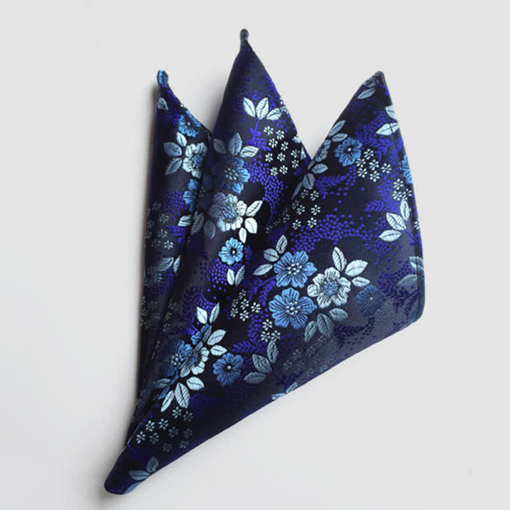 Fazzoletto da taschino da uomo con fiori Paisley colorati