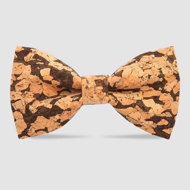 Papillon creativo da uomo in legno di sughero semplice