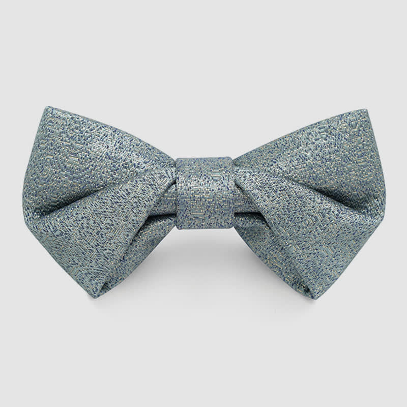 Papillon classico da uomo con glitter oro - Verde - Stile n. 2 - image 9