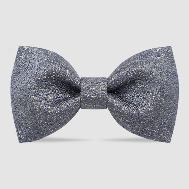 Papillon classico da uomo con glitter oro