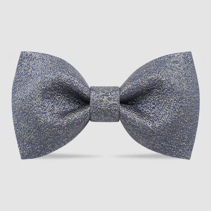 Papillon classico da uomo con glitter oro