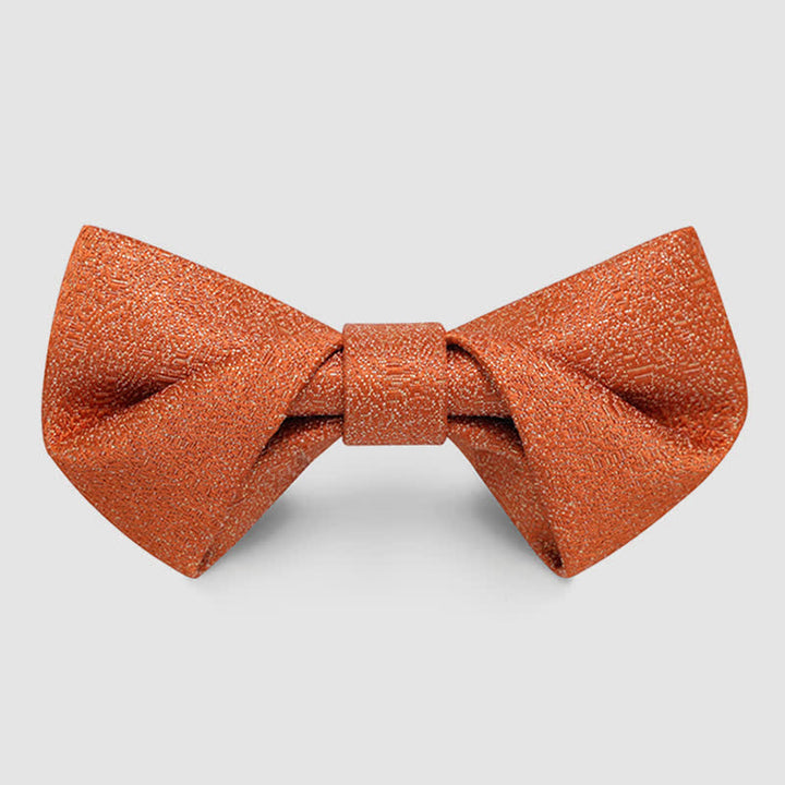 Papillon classico da uomo con glitter oro