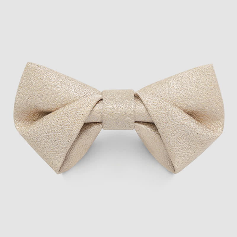 Papillon classico da uomo con glitter oro