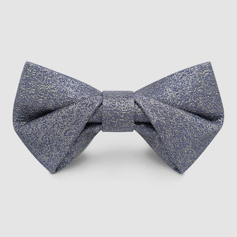 Papillon classico da uomo con glitter oro