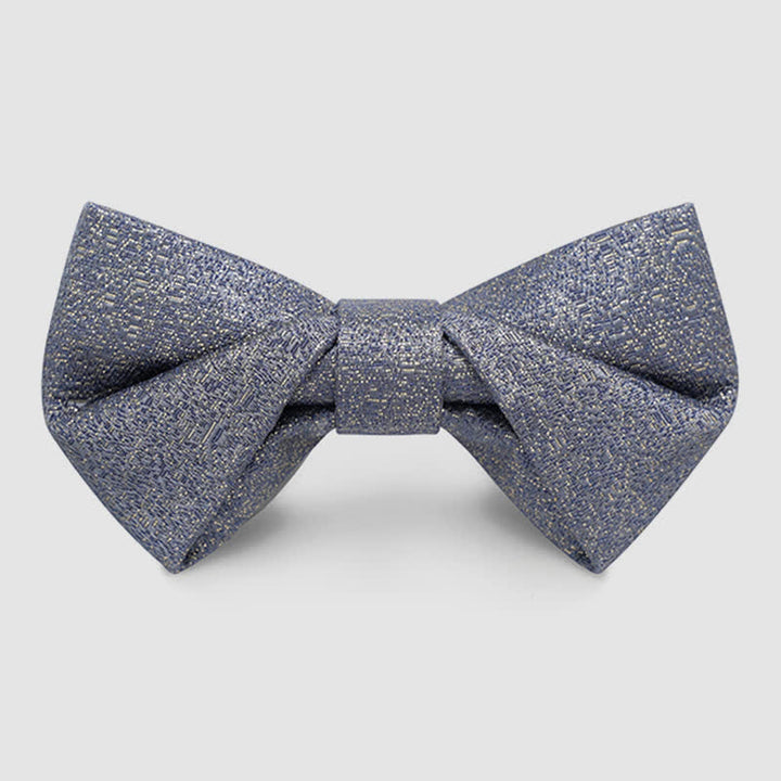 Papillon classico da uomo con glitter oro
