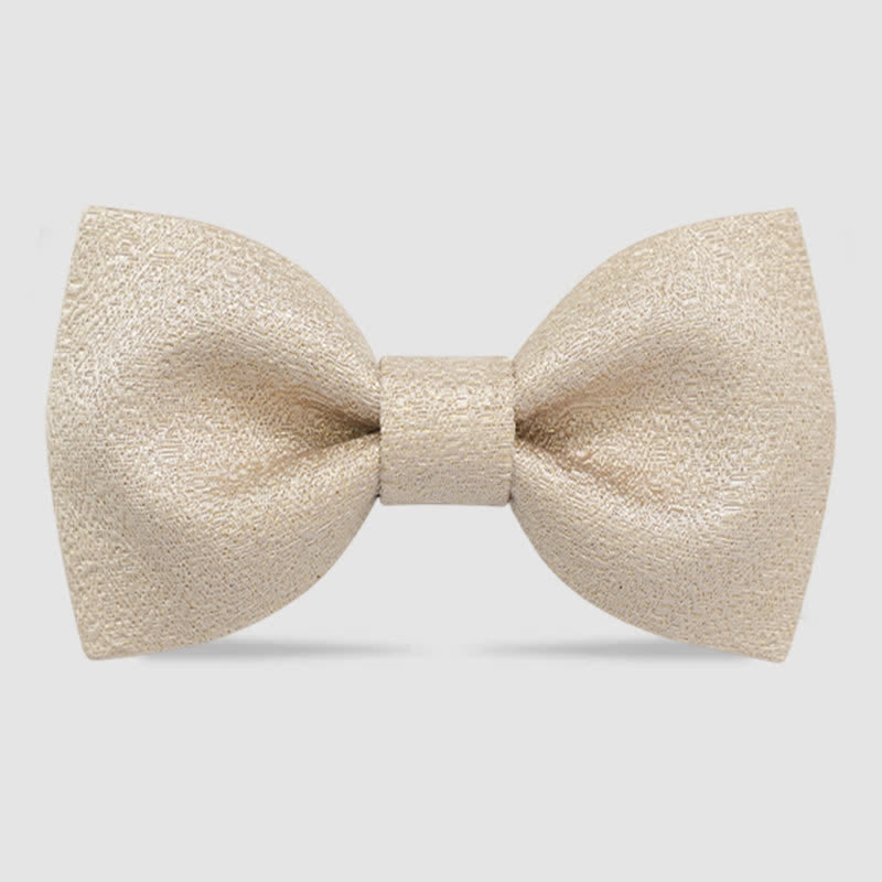 Papillon classico da uomo con glitter oro - Champagne - Stile n. 1 - image 10
