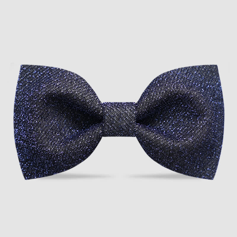 Papillon scintillante da uomo per feste in maschera - Blu - image 8