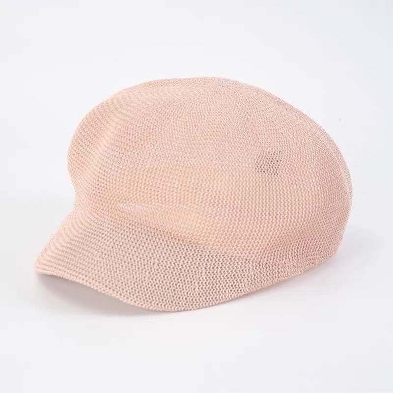 Cappello da spiaggia in paglia intrecciata color terra da donna - Rosa - M (22 1/2"-22 7/8") - image 9