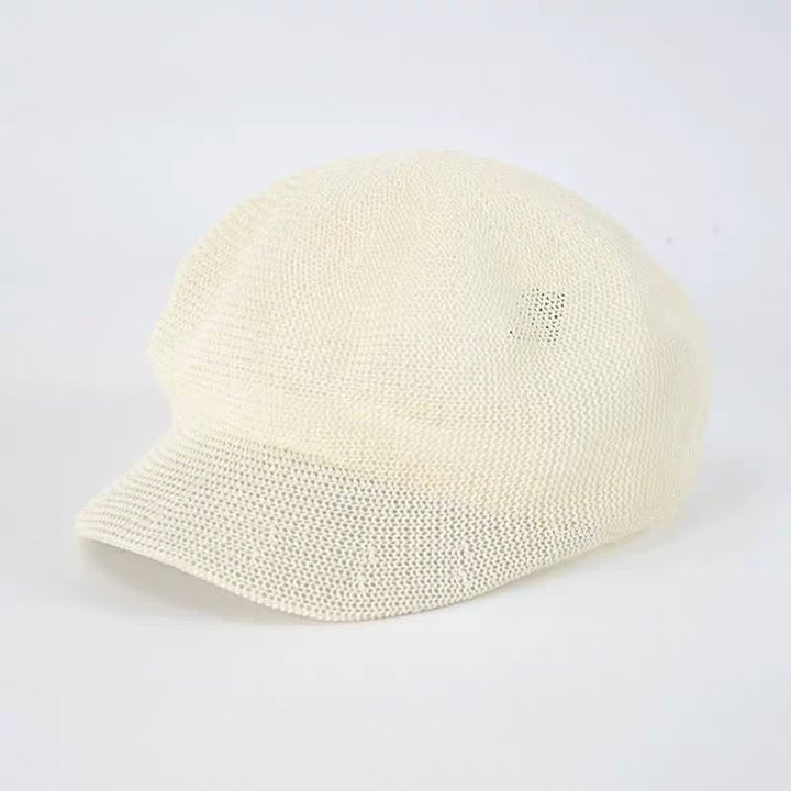 Cappello da spiaggia in paglia intrecciata color terra da donna - Avorio - M (22 1/2"-22 7/8") - image 8