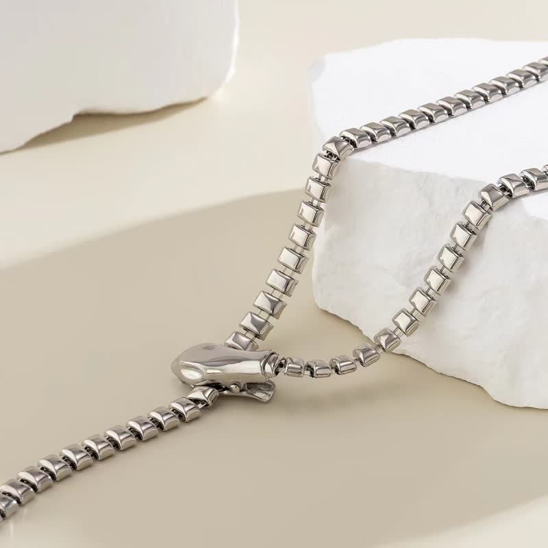 Cintura in metallo con catena a forma di serpente retrò da donna - image 8