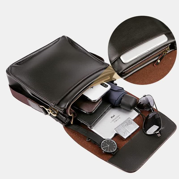 Borsa a tracolla classica multitasche e grande capacità