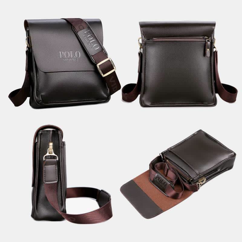 Borsa a tracolla classica multitasche e grande capacità