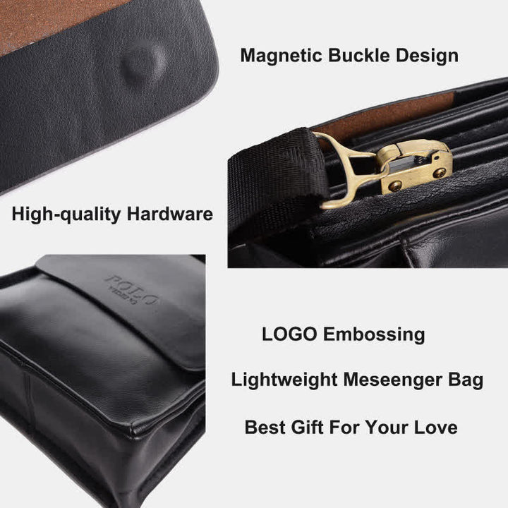 Borsa a tracolla classica multitasche e grande capacità