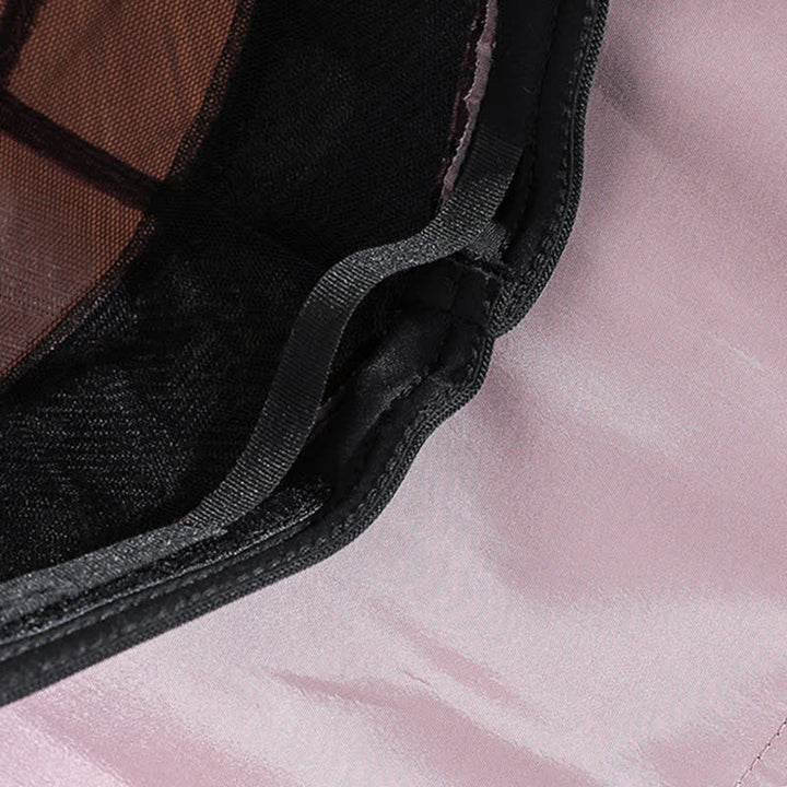 Cappello da sole da donna con bordo in pizzo e decorazioni floreali in vera seta - image 7