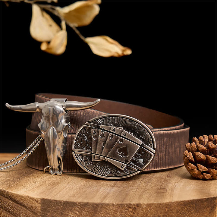 Gadget Western fai da te, fibbia per coltello nascosto, ciondolo a forma di toro Longhorn