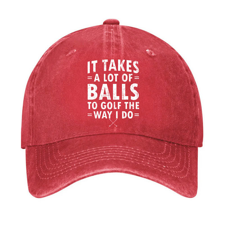 Ci vuole un sacco di palle - Cappellino da baseball regolabile