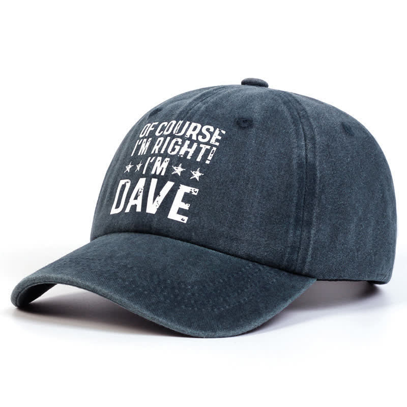 Cappellino da baseball regolabile "Certo che ho ragione"
