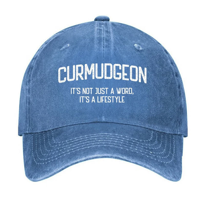 Curmudgeon è un berretto da baseball regolabile per uno stile di vita