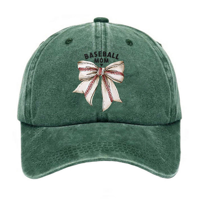 Cappellino da baseball regolabile con fiocco da mamma