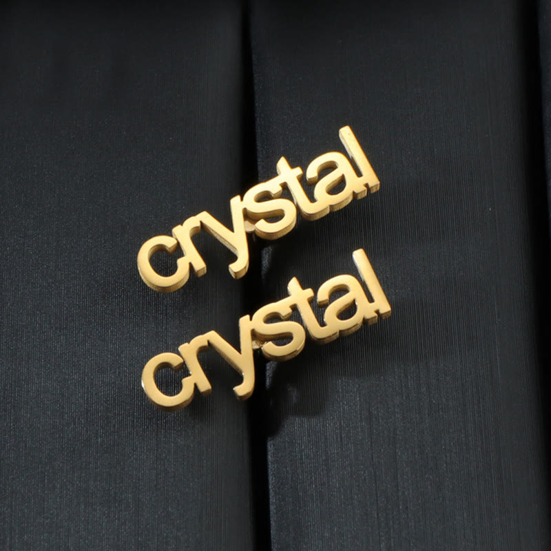 Un paio di gemelli con spilla personalizzata in oro con il tuo nome - image 5