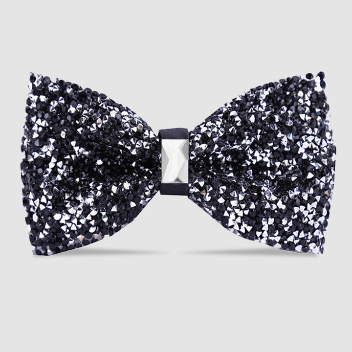 Papillon da uomo con cristalli e stelle scintillanti