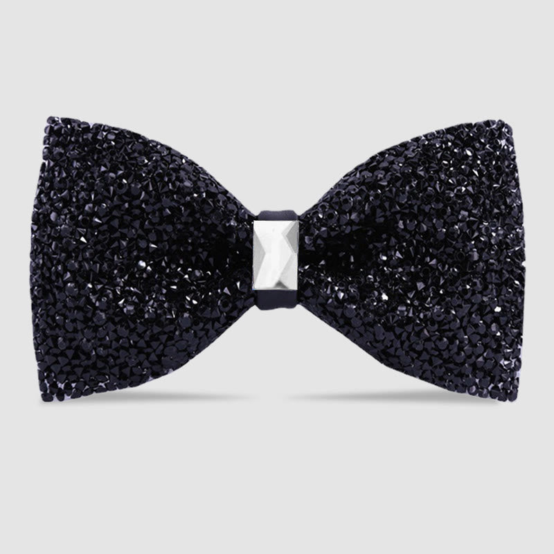 Papillon da uomo con cristalli e stelle scintillanti