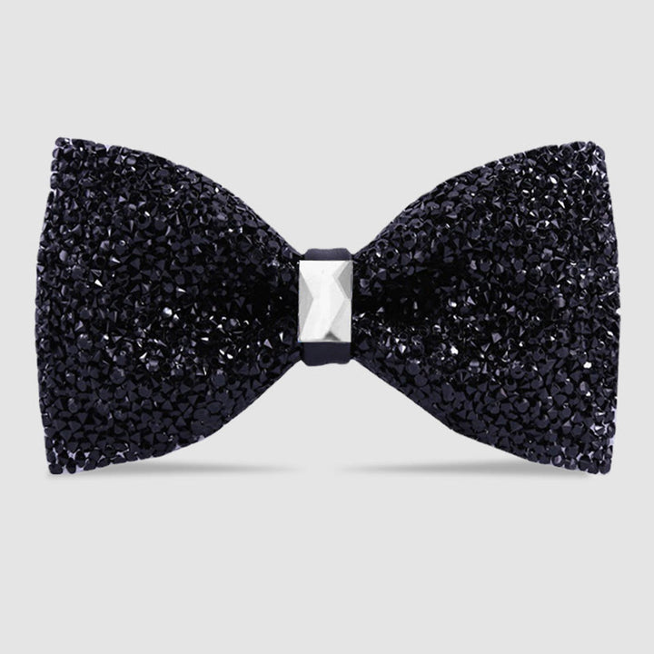 Papillon da uomo con cristalli e stelle scintillanti