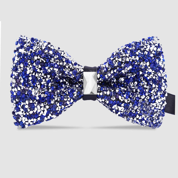 Papillon da uomo con cristalli e stelle scintillanti